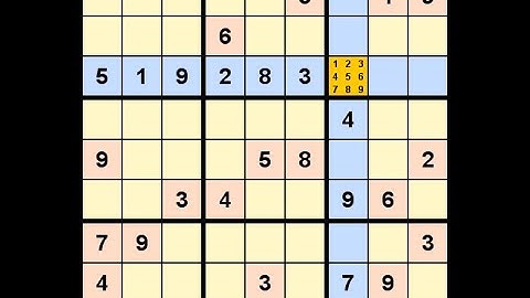 How to Solve New York Times Sudoku Hard March 10, 2021