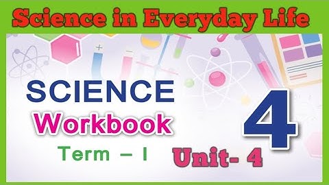 EE- CLASS- 4, UNIT-4, SCIENCE IN EVERYDAY LIFE, - WORKBOOK ANSWERS