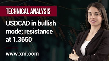 Technical Analysis: 26/05/2023 - USDCAD in bullish mode; resistance at 1.3650