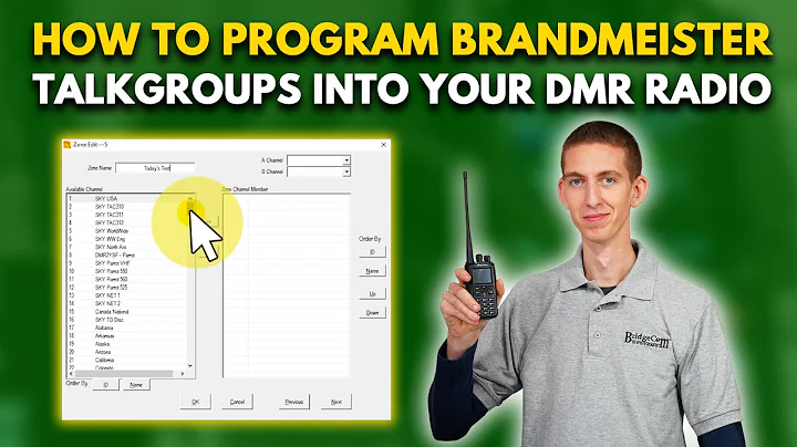 How to Program BrandMeister Talkgroups Into Your DMR Radio