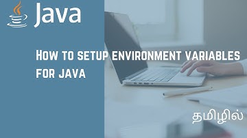 How to setup environment variables for java | JAVA | QE TECH | Tamil | JDK