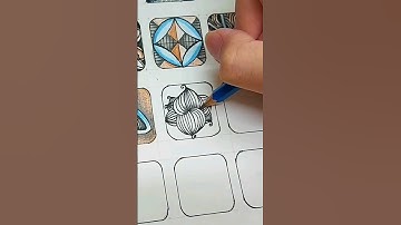 #30秒圖形挑戰#禪繞畫#zentangle#pattern #圖騰 #Mr.kidd #line art