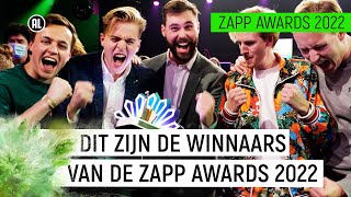 DE BANKZITTERS, BOOS EN DIEUWERTJE IN DE PRIJZEN! | Zapp Awards 2022 | NPO Zapp