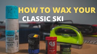 Waxing your Skis