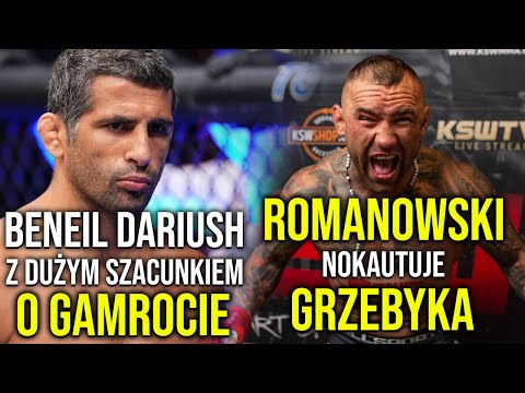 Dariush z dużym szacunkiem o Gamrocie | Koszmarna kontuzja Aspinalla | Romanowski ubił Grzebyka