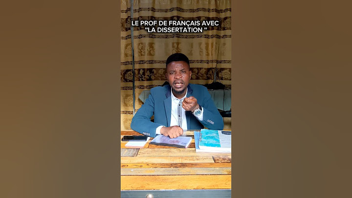 LA DISSERTATION, Prof de français 1