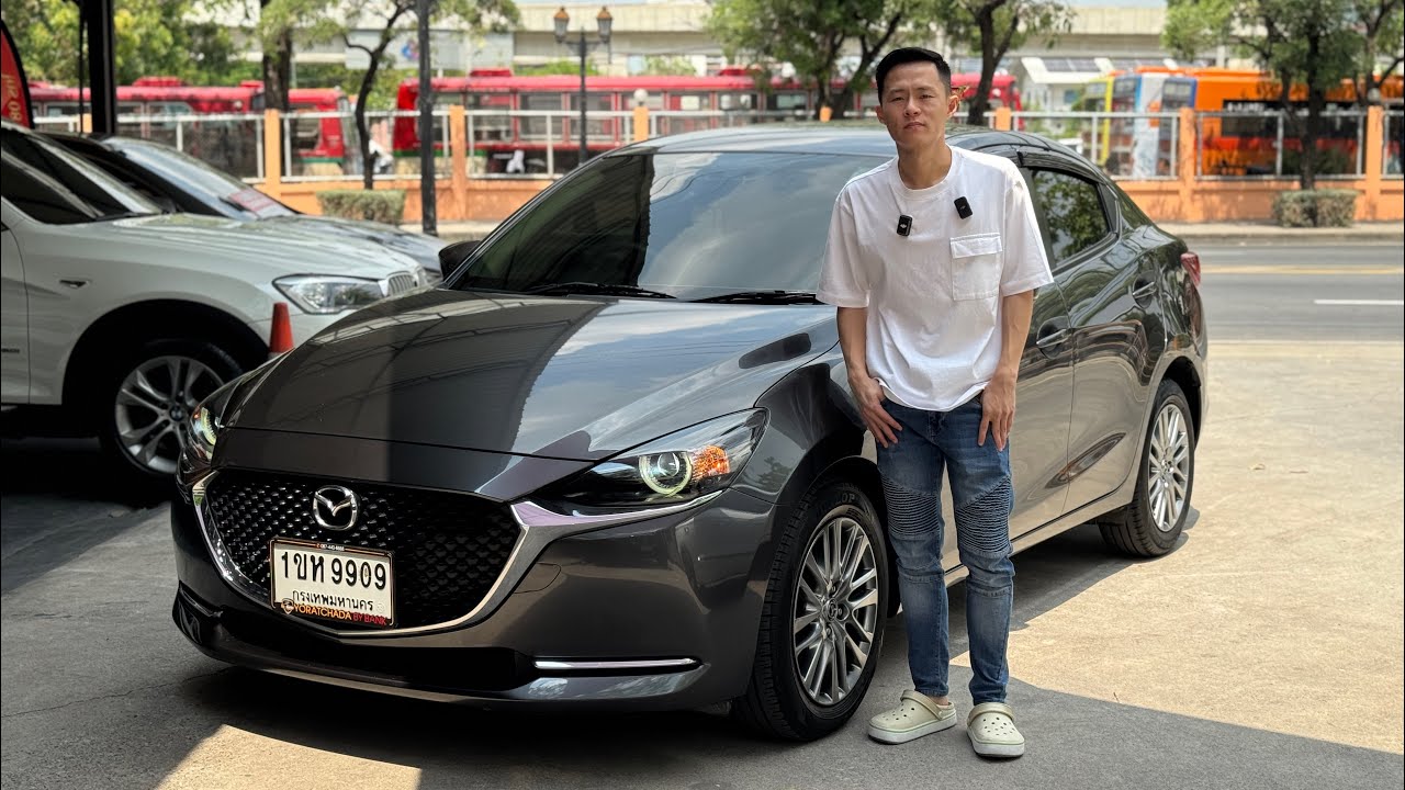 🚘MAZDA 2 1.5 XD 2021‘ สีเทาแมชชีนเกร ดีเซล✅ราคา 499,000 บาท🛣️ไมล์ 37,000 กิโลเมตร