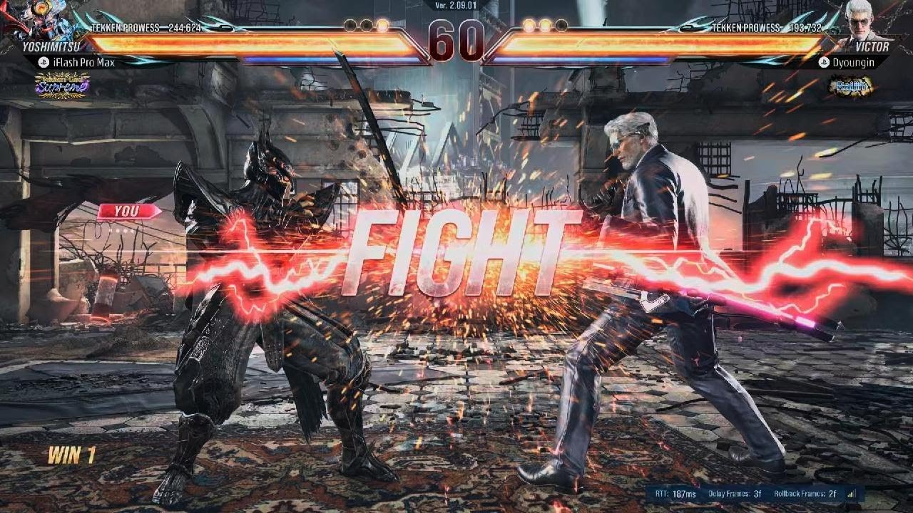 Yoshimitsu fights Victor