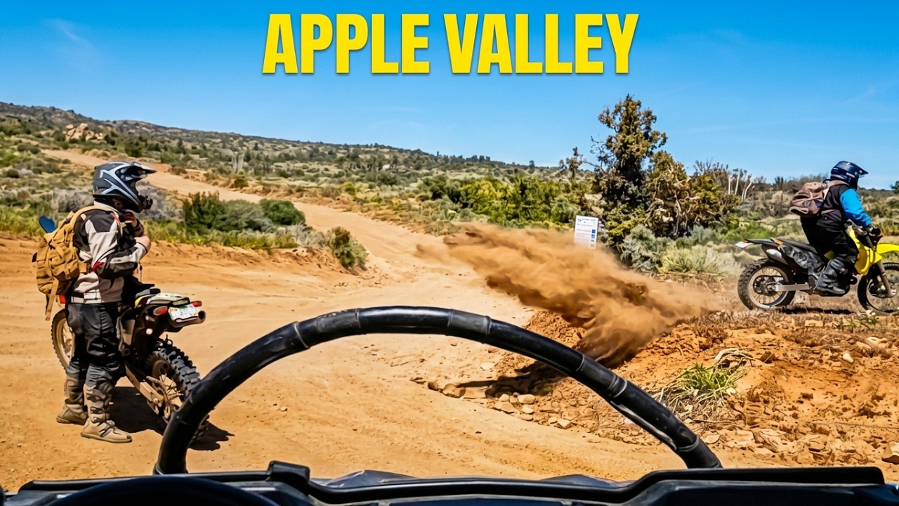 Fun under the Sun Bike ride in Apple valley - YouTube
