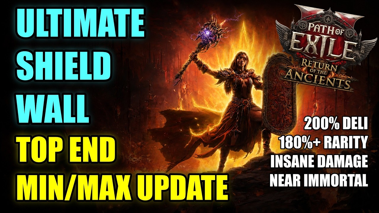 [0.5] Final Update for Infernalist Shield Wall Build - Extremely Strong 200% Deli Build -  PoE2 0.5