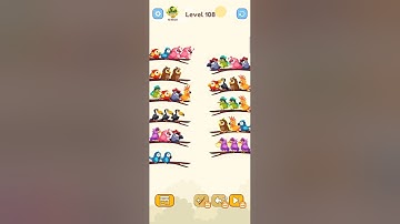 Bird Sort Colour GAMEPLAY LEVEL 108🔥Subscribe Channel@8-Bit games🔥