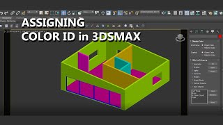 3DSMAX-BASIC IN ASSIGNING COLOR ID IN 3DSMAX