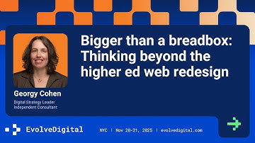 Bigger than a Breadbox - Georgy Cohen - EvolveDigital NYC 2025