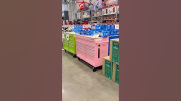 Craft room glow-up with the pink Kobalt box from Lowe’s! 💗 #LowesPartner #AD @lowes