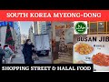 Street walk at south korea myeongdong  busan jib  tamiltreasures  koreanfood travel  halal