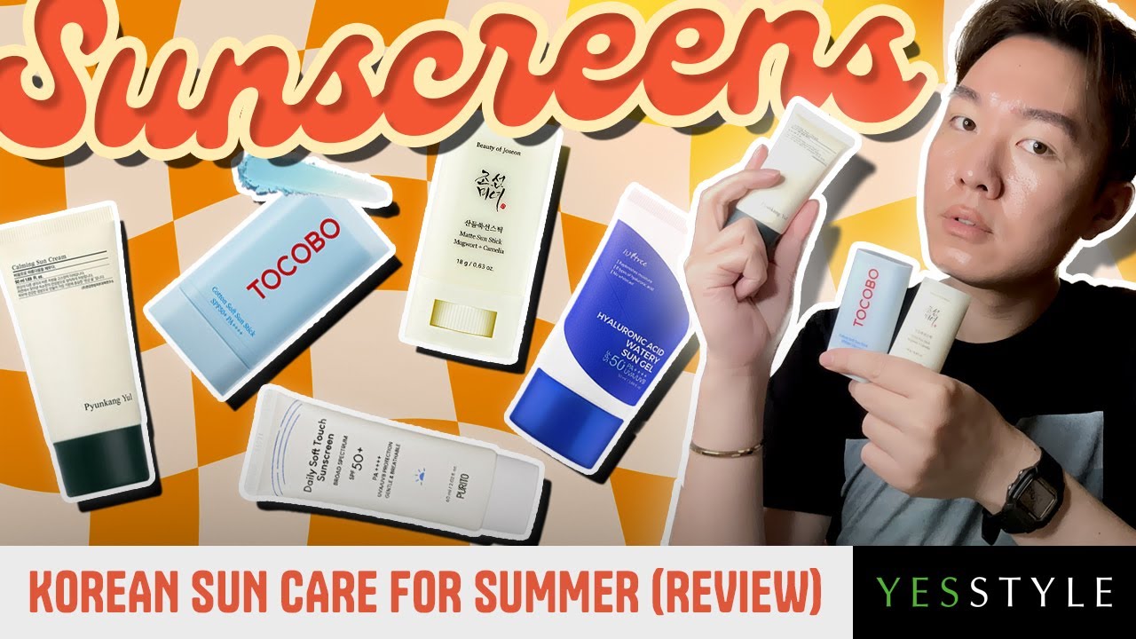 5 Korean Sunscreen Review Beauty of Joseon, Isntree, Pyunkang Yul, Purito oily skin 💦☀️