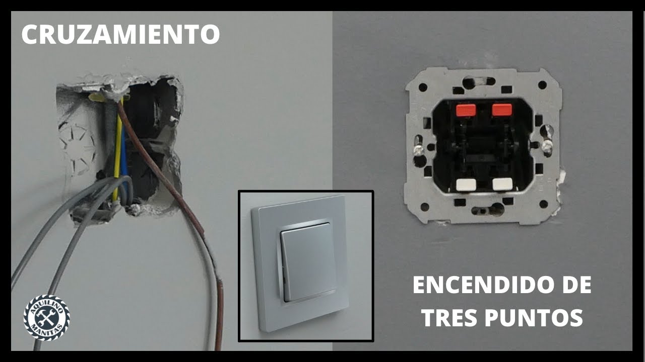 Cómo instalar un interruptor, conmutador o cruzamiento