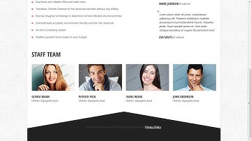 Pest Control Responsive Website Template