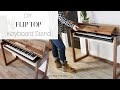 How to Build a {FLIP TOP} Keyboard Stand with Pull Out Tray