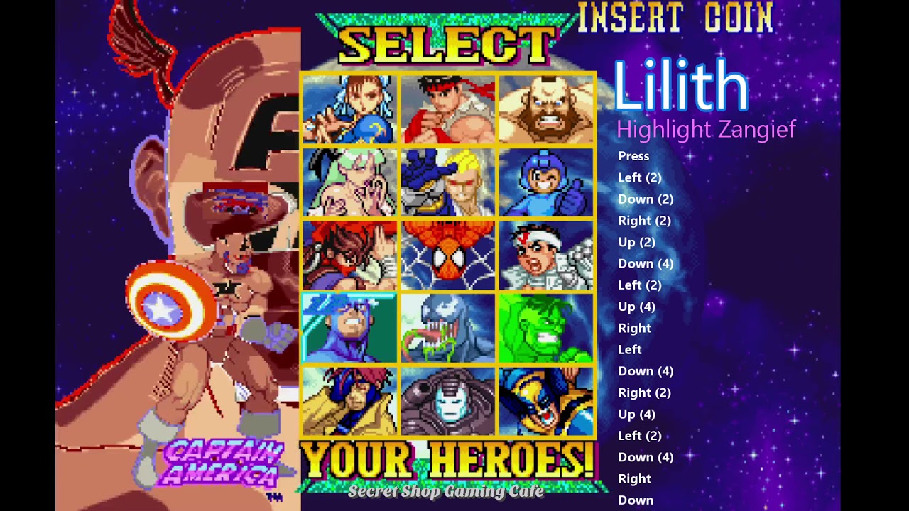 How To Unlock Secret Characters in Marvel Vs Capcom