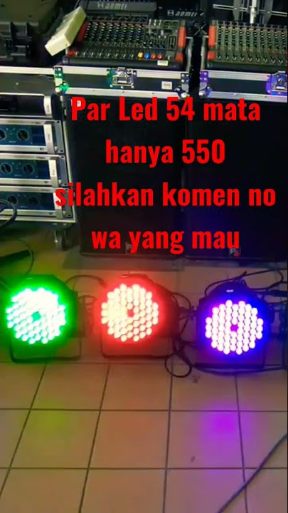 PAR LED 54 MATA PALING MURAH #parled #led #ledlights