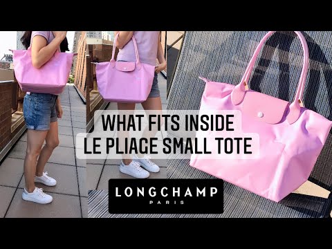 LONGCHAMP LE PLIAGE TOTE SMALL VS MEDIUM👜 comparing styles, sizes & what  fits inside