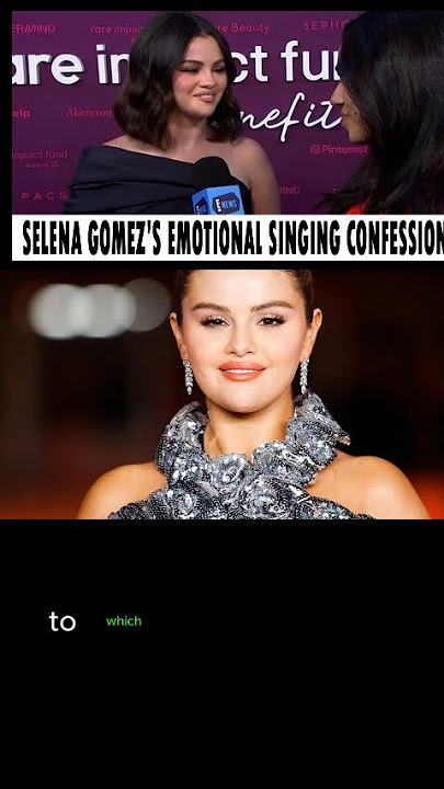 Selena Gomez Makes Personal Admission About Singing Career  #selenagomez  #singingcareer  #musicnews