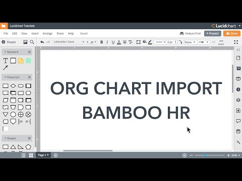 Lucidchart سبق - Bamboo HR سے ایک تنظیمی چارٹ بنائیں