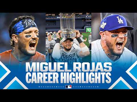 Miguel Rojas career highlights (Miggy Ro's best moments including his STUNNING 2025 World Series HR)