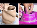 Mesmerizing Pottery Making || Relaxing Clay DIYs That You Will Adore