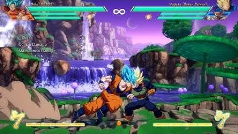 DBFZ Goku SSGSS Level 5 Combo