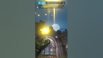 Rare Falling Soul Resurrection on a Junkrat That Went Flying #shorts #overwatch #mercy