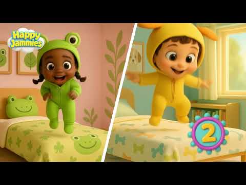 Cinco Monitos y Canciones de la Granja 🚜 La Vaca Lola y Bingo | Happy Jammies - Canciones Infantiles
