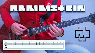 Rammstein - ANGST [Guitar Cover, Instrumental, Tabs]