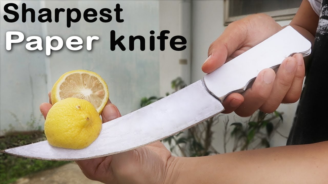 DIY Crafts, Easy Paper Knife Tutorials