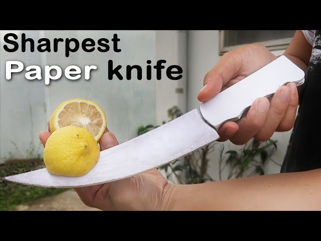 r makes paper knife that's sharp enough to cut fruit