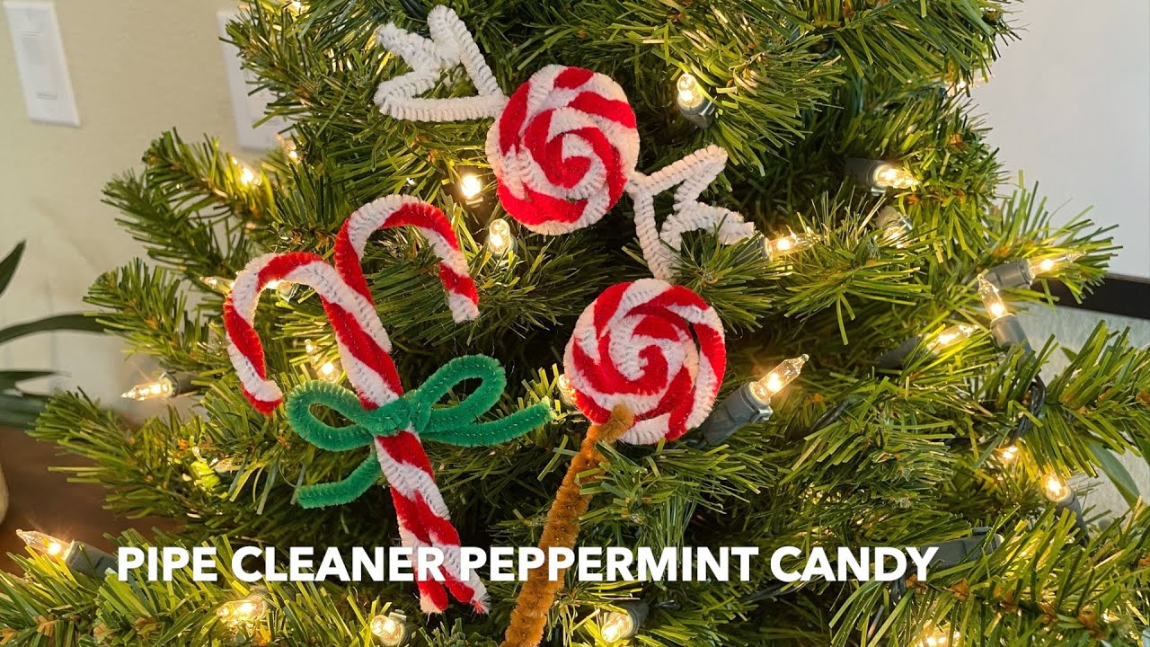 Pipe Cleaner Christmas Crafts for a Festive Holiday - DIY Candy