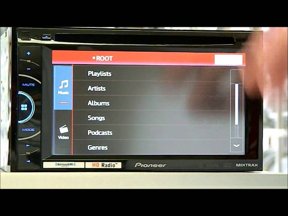 demo of the pioneer AVH-X3500BHS - YouTube