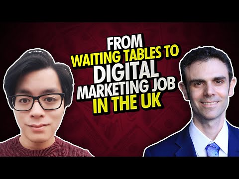 From Waiting Tables to Digital Marketing Job in the UK
