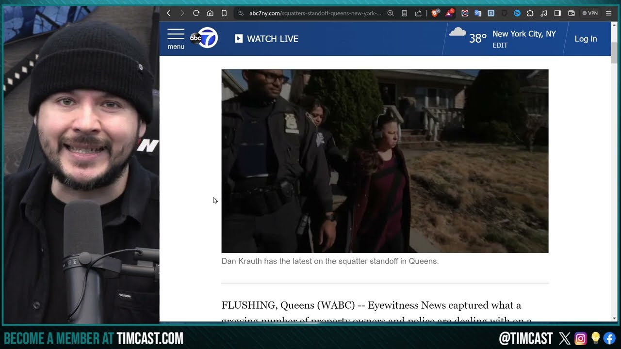 NYPD PROTECT Squatters And ARREST HOMEOWNER, Democrats Allow Criminals To SQUAT And STEAL From US