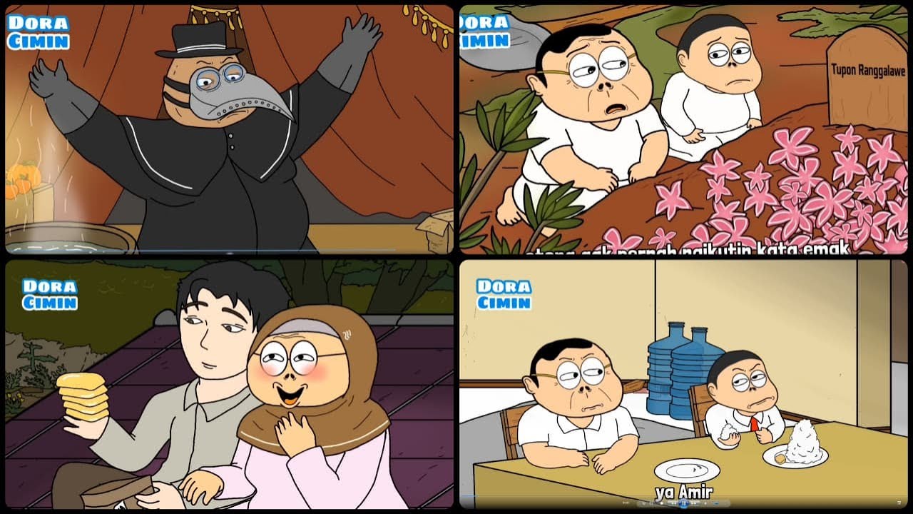 Kompilasi Andai Emak Tidak Menikah Dengan Ayah Parodi - Animasi Doracimin