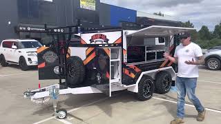 TP96 full spec fit out tradesman trailer by uprising engineering