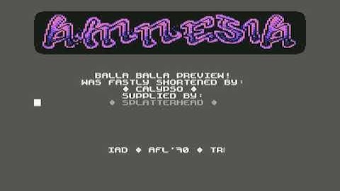 Amnesia Intro 13 ! Commodore 64 (C64)