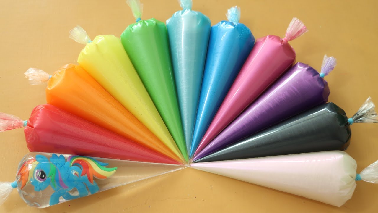 Making Slime with Piping Bags! Most Satisfying Slime Video★ASMR★ASMR 