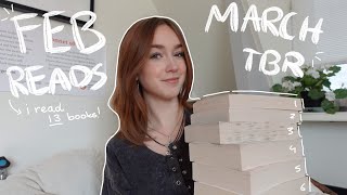 february reading wrap up + my march tbr