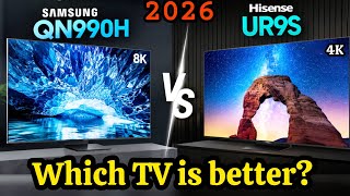 🔥Flagship TV Showdown🔥Samsung QN990H vs Hisense UR9S | Ultimate 2026 Mini LED TV Comparison
