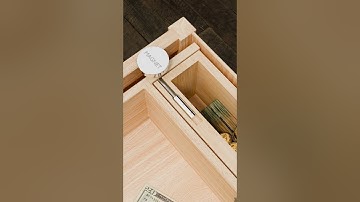 Hidden Drawer with Magnetic Latch Concept