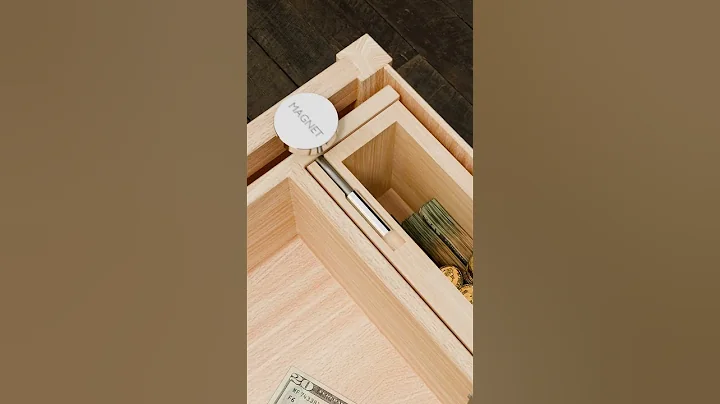 Hidden Drawer with Magnetic Latch Concept