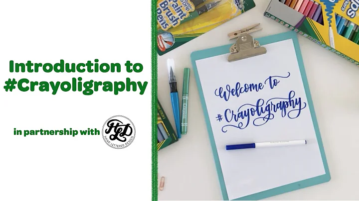 Crayola Crayoligraphy with Lisa Funk || Crayoligra...