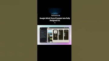 Google Stitch Turns Text Prompts into Stunning UI Designs (No Code!) #ai #technology #nextgenai #ai